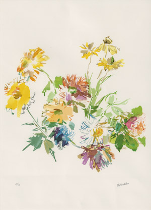 Lot 8113, Auction  113, Kokoschka, Oskar, Herbstblumen