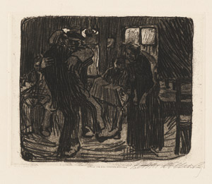 Lot 8426, Auction  113, Kollwitz, Käthe, Hamburger Kneipe