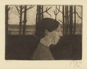 Lot 8470, Auction  113, Modersohn-Becker, Paula, Bildnis einer Bäuerin