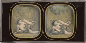 Lot 4019, Auction  114, Daguerreotypes, Reclining semi-nude woman