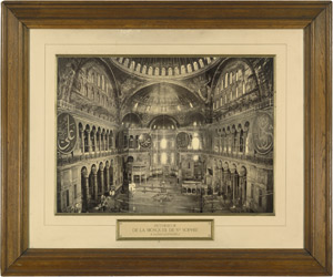 Lot 4061, Auction  114, Sebah, J. Pascal and Policarpe Joaillier, Interior of the Hagia Sophia, Constantinople