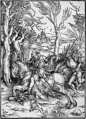 Lot 5340, Auction  114, Dürer, Albrecht, Ritter und Landsknecht