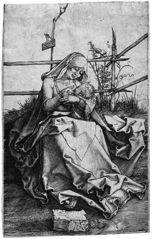 Lot 5388, Auction  114, Dürer, Albrecht, Maria auf der Rasenbank, das Kind stillend