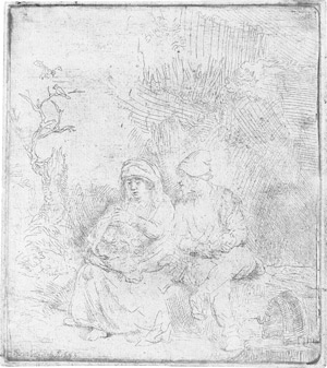 Lot 5393, Auction  114, Rembrandt Harmensz. van Rijn, Die Ruhe auf der Flucht