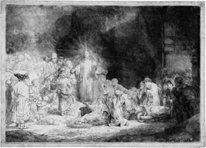Lot 5398, Auction  114, Rembrandt Harmensz. van Rijn, Christus heilt die Kranken