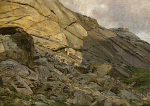 Lot 6104, Auction  114, Deutsch, 1882. Schlucht am Regenstein im Harz