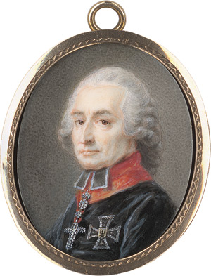 Lot 6400, Auction  114, Füger, Heinrich Friedrich, Bildnis des Friedrich Karl Joseph Reichsfreiherr von Erthal (1719–1802), Kurfürst und Erzbischof von Mainz