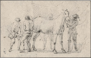 Lot 6555, Auction  114, Wouwerman, Philips, Beim Hufschmied