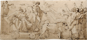 Lot 6596, Auction  114, Pedrini, Domenico, Triumphzug eines Herrschers