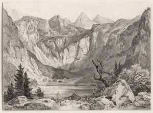 Lot 6827, Auction  114, Munsch, Leopold, Der Obersee beim Königssee in Berchtesgaden
