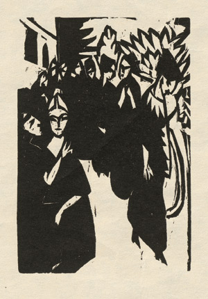 Lot 7016, Auction  114, Kirchner, Ernst Ludwig, Das Stiftsfräulein und der Tod