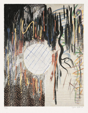 Lot 8272, Auction  114, Polke, Sigmar, Reiher mit Sonnenuntergang