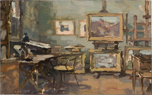 Lot 8278, Auction  114, Reichardt, Kurt, Blick in das Atelier