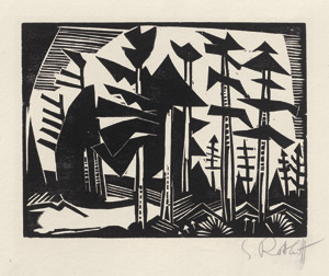 Lot 8293, Auction  114, Schmidt-Rottluff, Karl, Russischer Wald