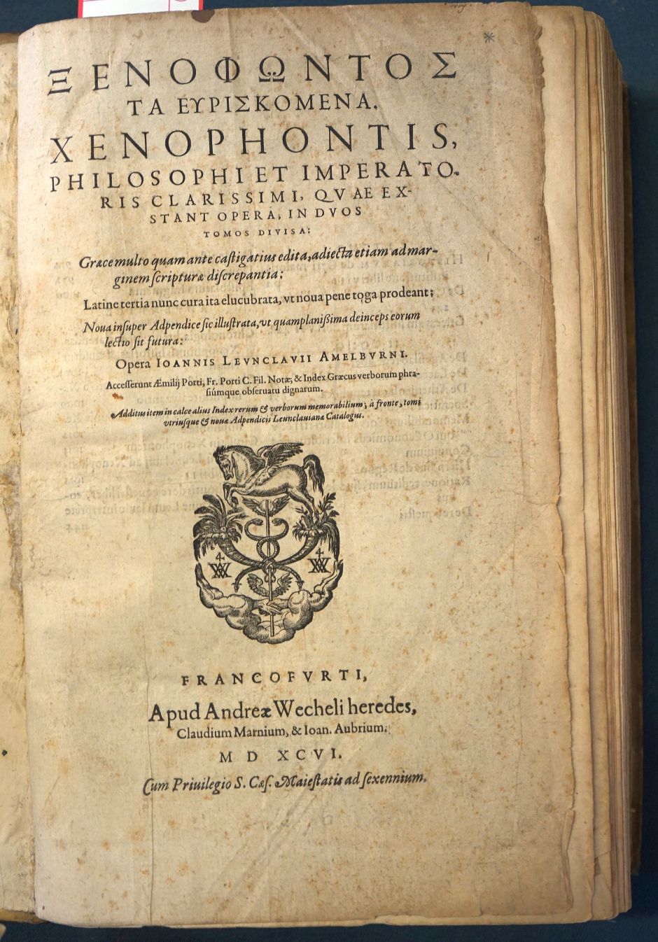 Lot 1218, Auction  115, Xenophon, Philosophi et imperatoris clarissimi