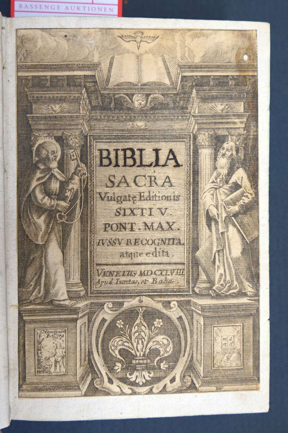 Lot 1236, Auction  115, Biblia latina, Biblia sacra vulgata 