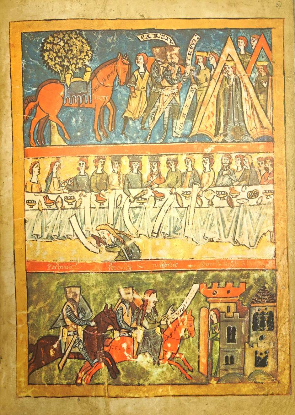 Lot 1448, Auction  115, Wolfram von Eschenbach, Parzival Titurel Tagelieder. 