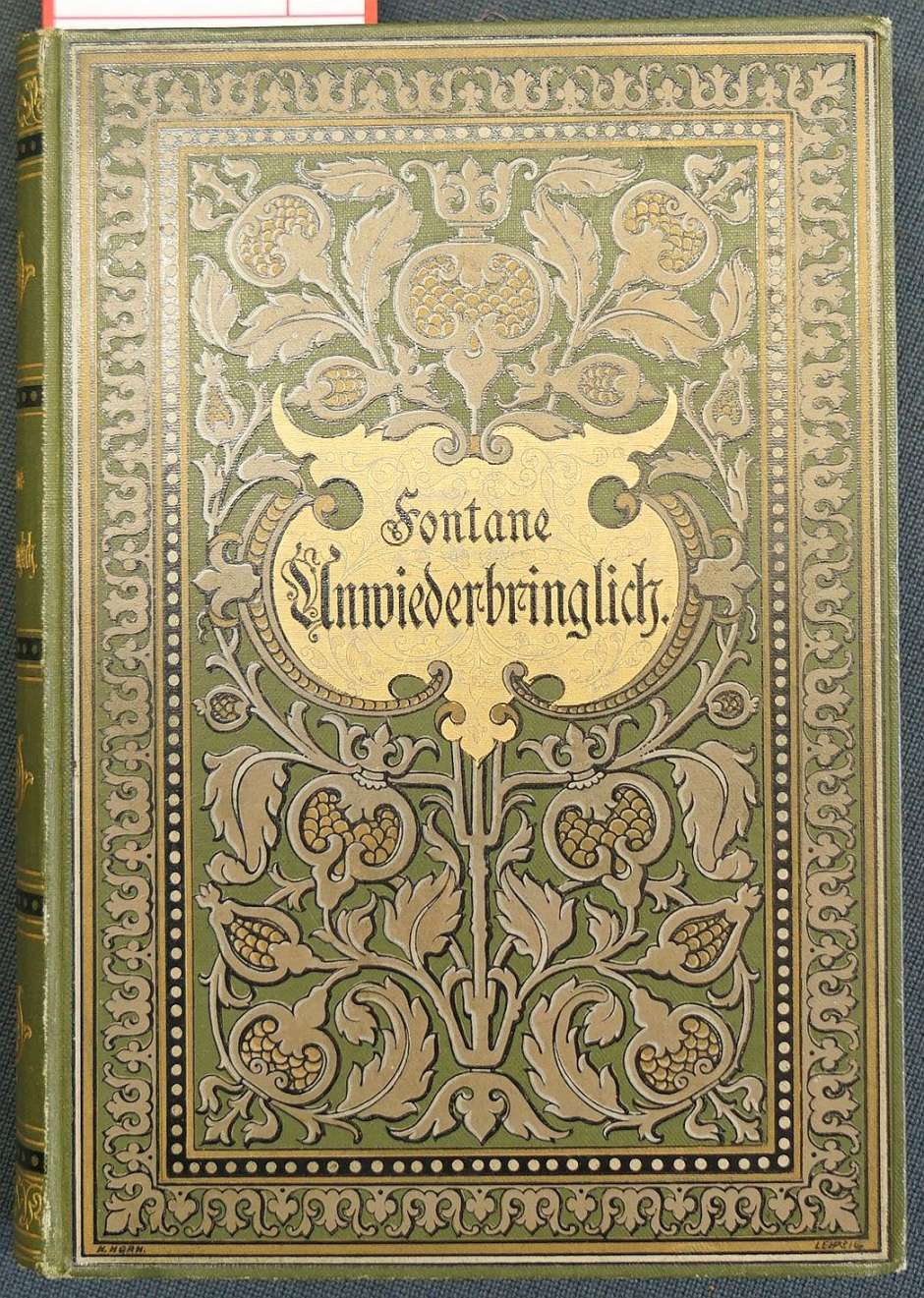 Lot 2051, Auction  115, Fontane, Theodor, Unwiederbringlich