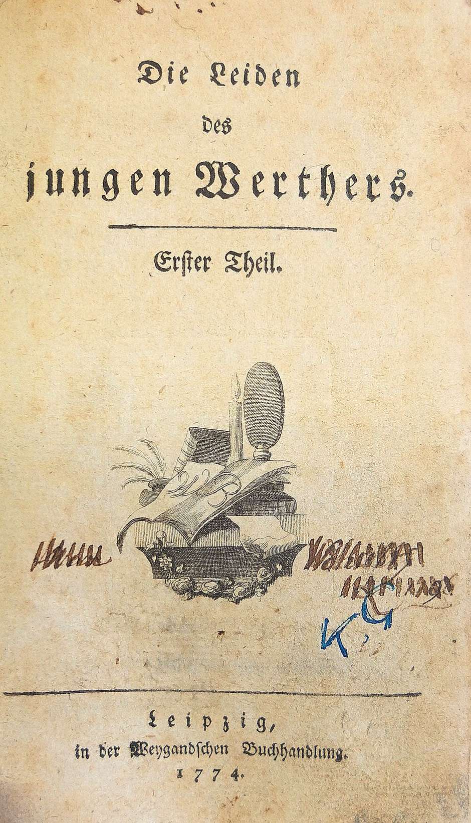 Lot 2067, Auction  115, Goethe, Johann Wolfgang von, Die Leiden des jungen Werthers