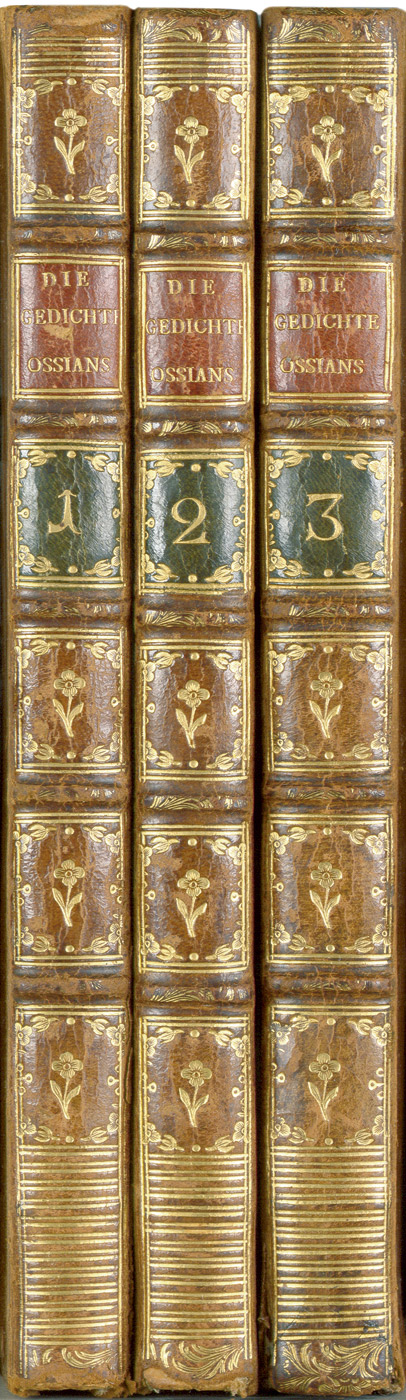 Lot 2126, Auction  115, Ossian, Die Gedichte Ossians eines alten celtischen Dichters.