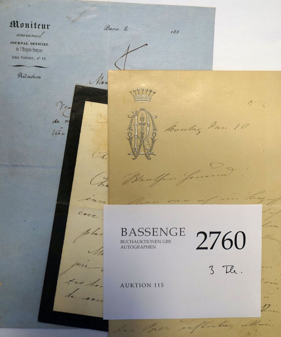 Lot 2760, Auction  115, Lucca, Pauline, Brief + Beigaben