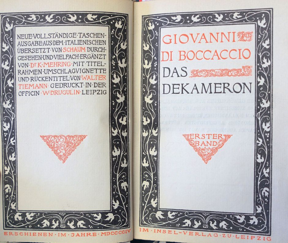 Lot 3024, Auction  115, Boccaccio, Giovanni di, Das Dekameron