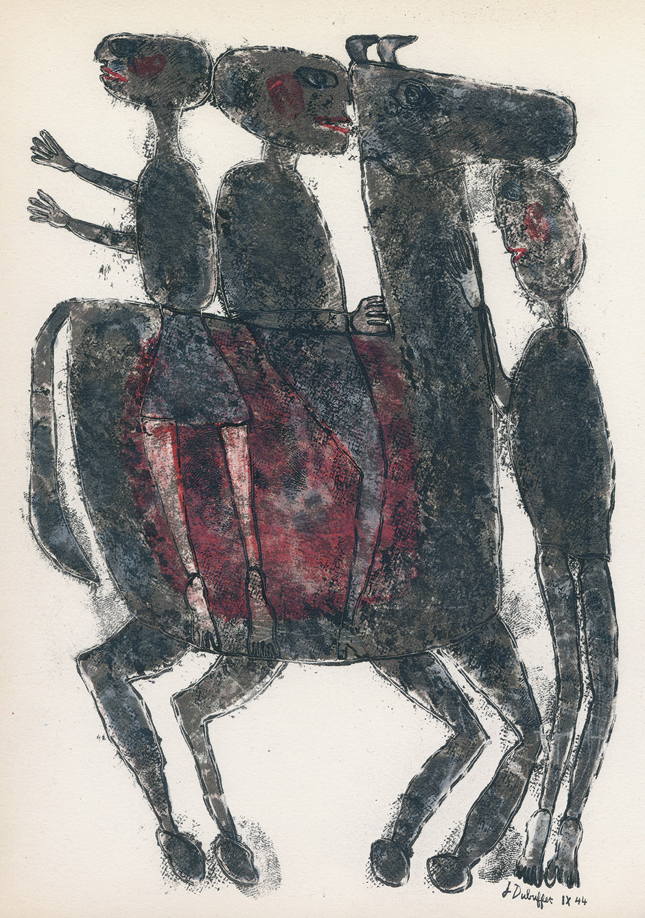 Lot 3086, Auction  115, Seghers, Pierre und Dubuffet, Jean - Illustr., L'Homme du Commun