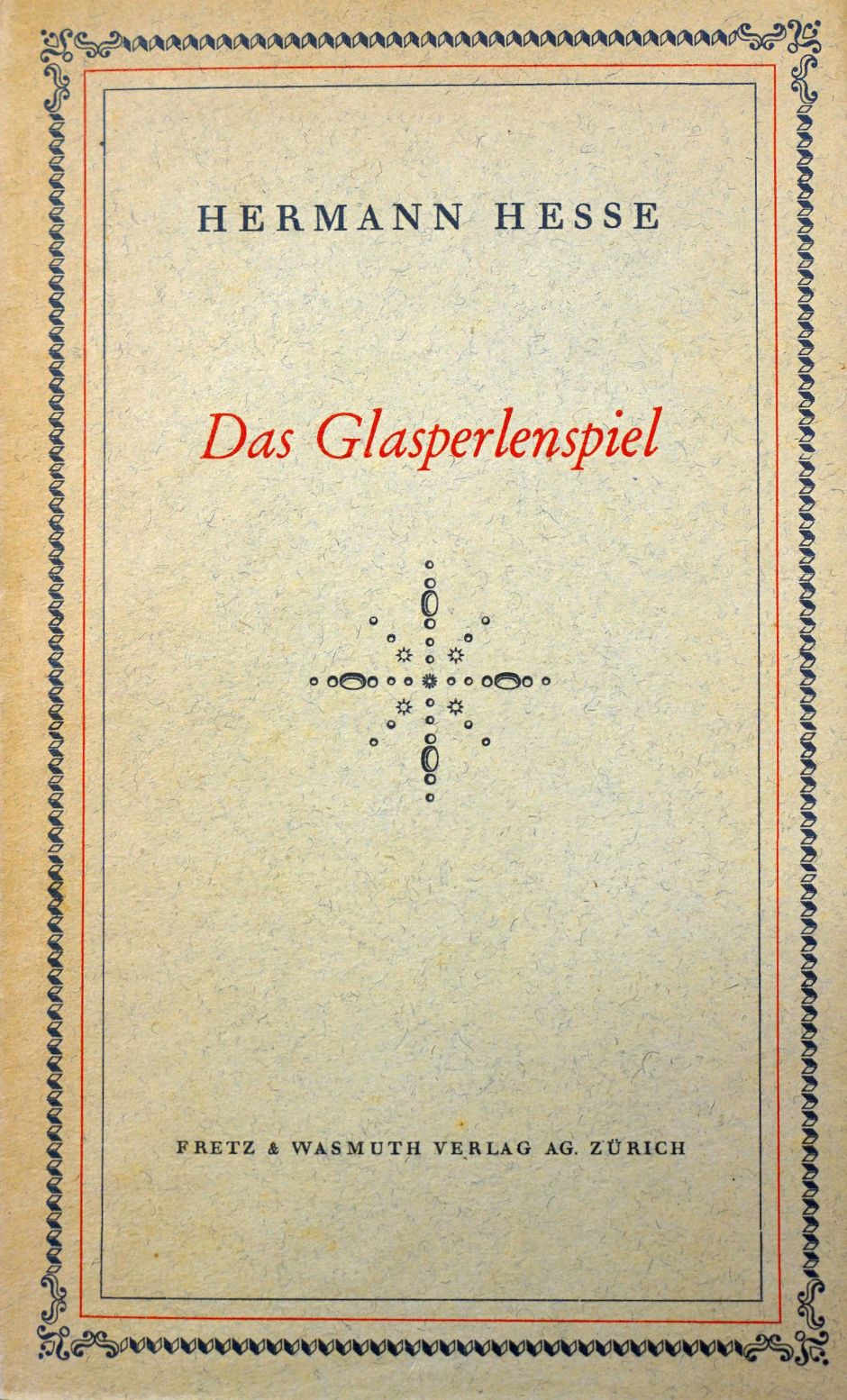 Lot 3158, Auction  115, Hesse, Hermann, Das Glasperlenspiel