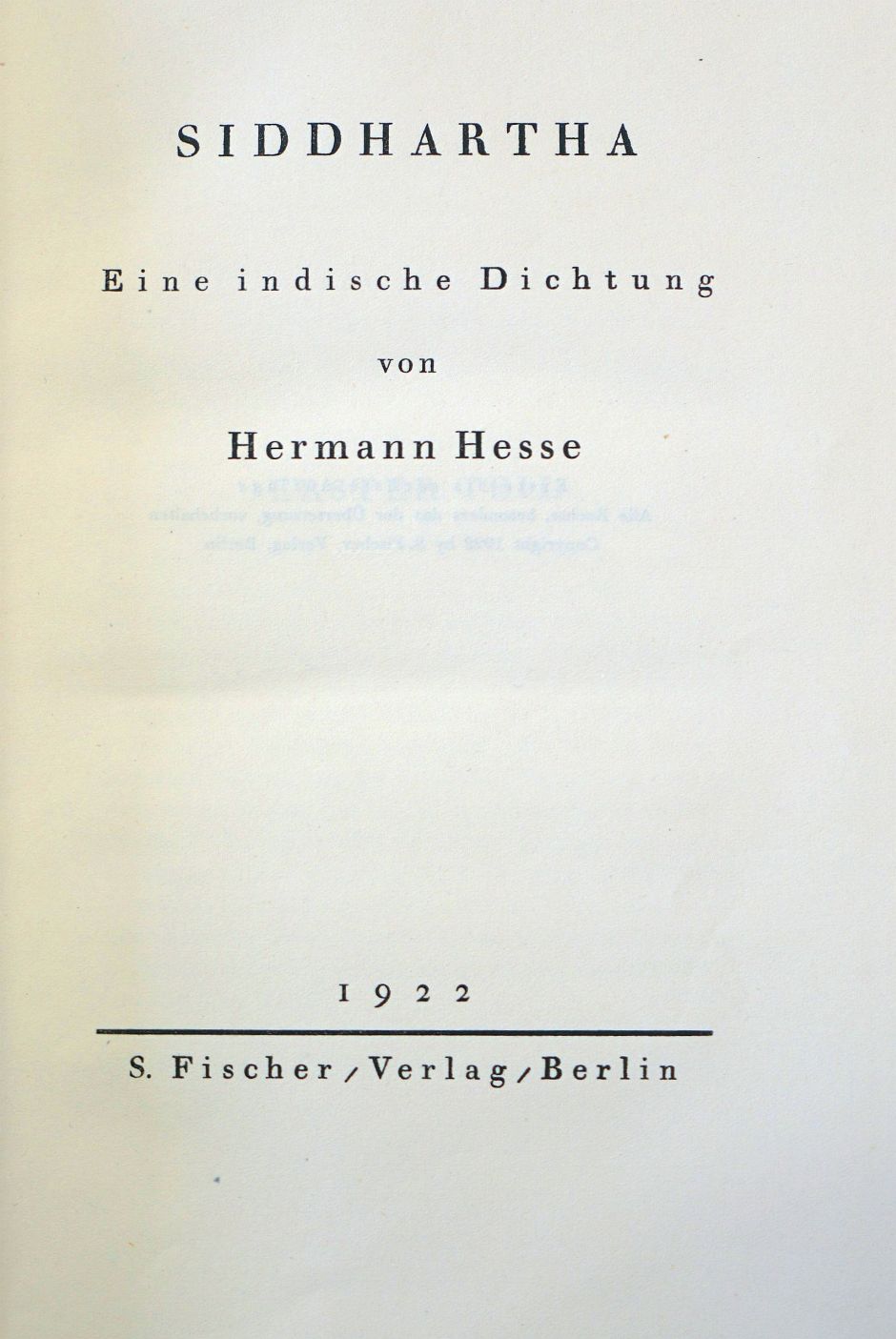 Lot 3180, Auction  115, Hesse, Hermann, Siddhartha