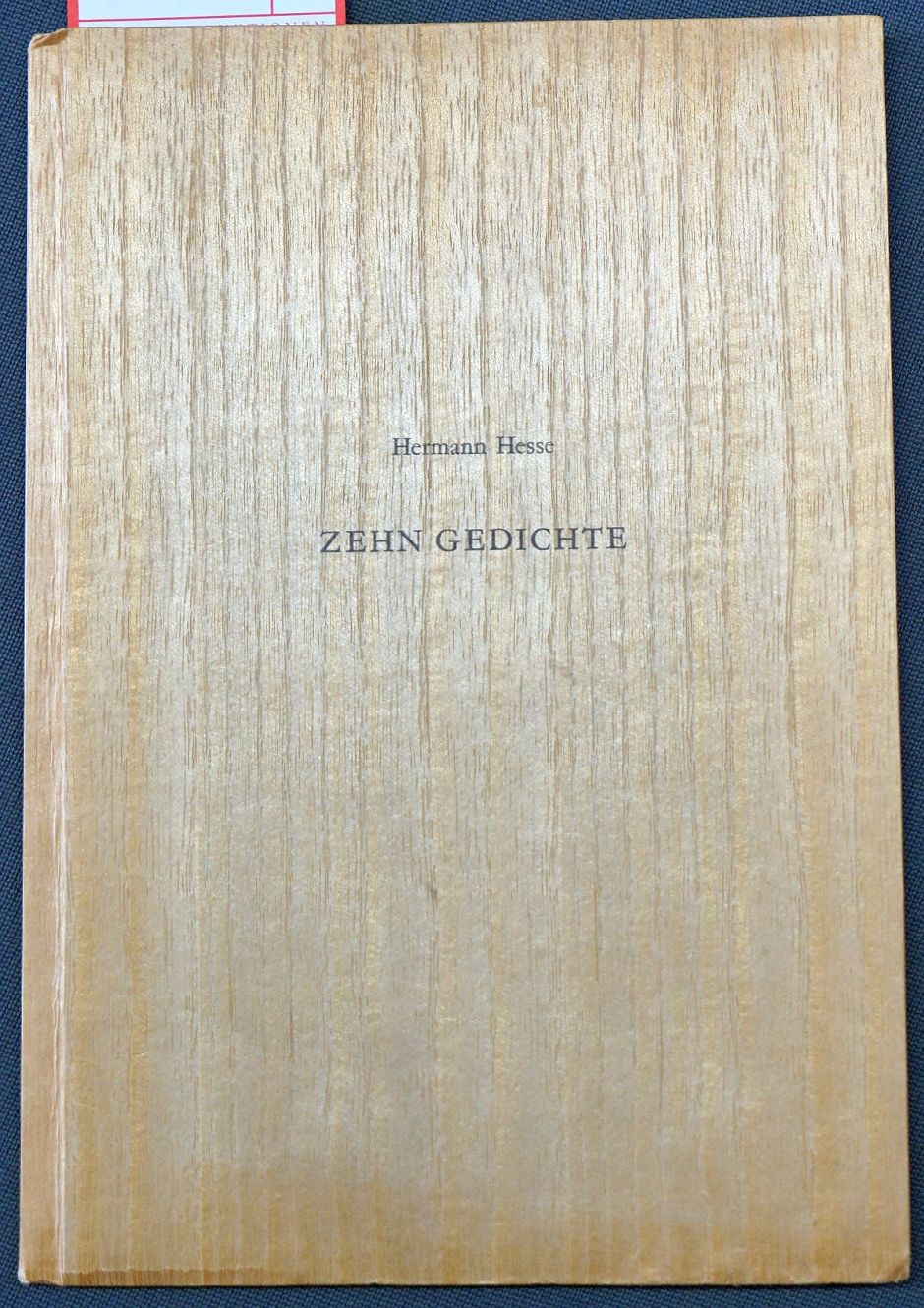 Lot 3188, Auction  115, Hesse, Hermann, Zehn Gedichte
