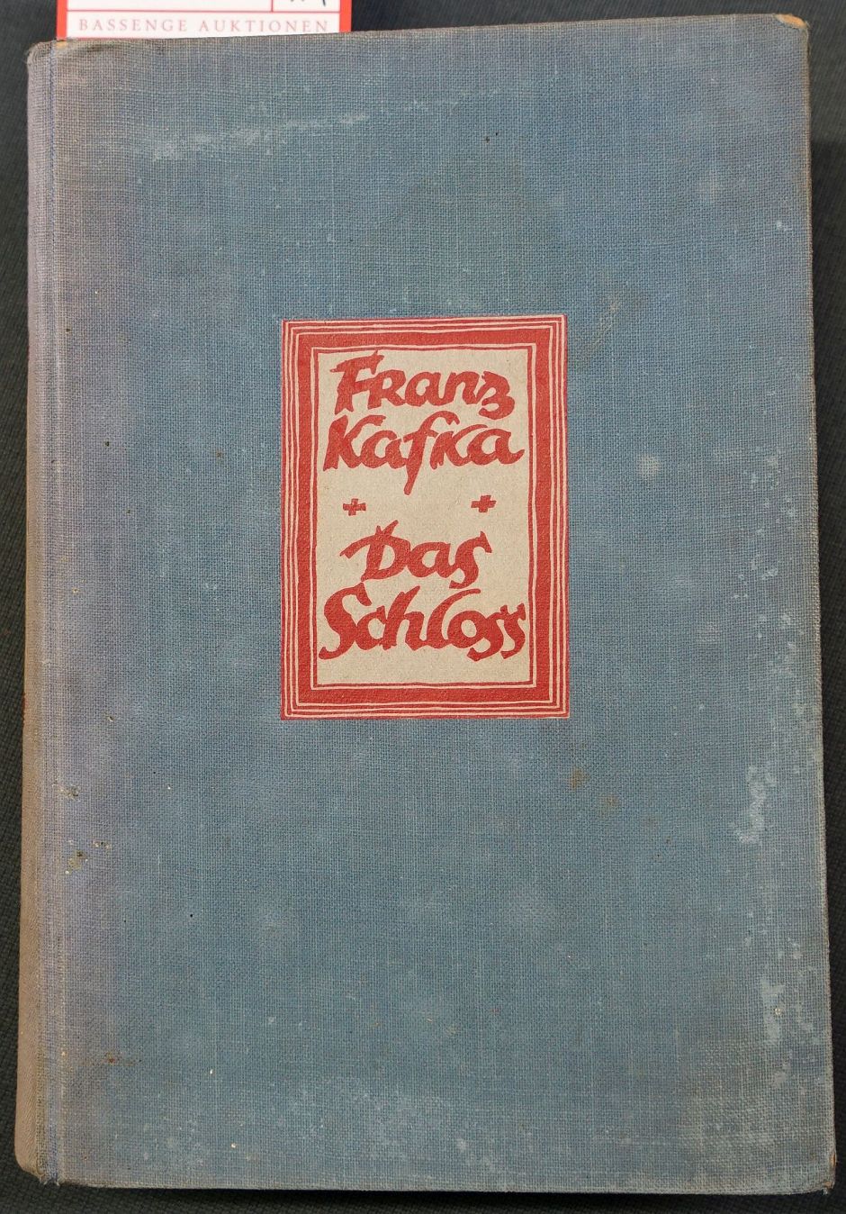 Lot 3239, Auction  115, Kafka, Franz, Das Schloss