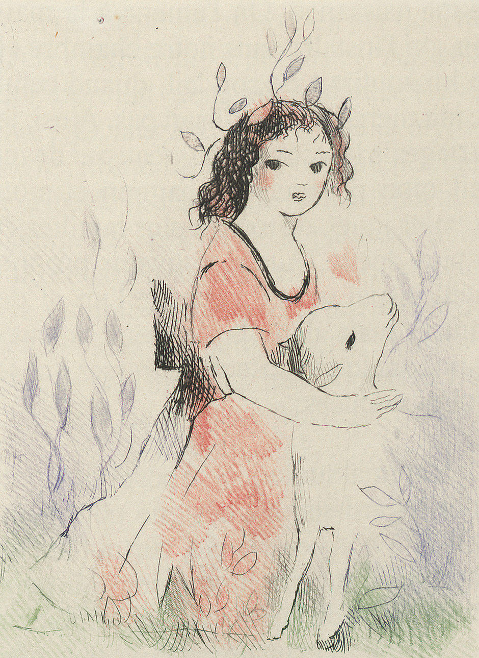 Lot 3274, Auction  115, Jouhandeau, Marcel und Laurencin, Marie - Illustr., Petit bestiaire (Illustr.: M. Laurencin)