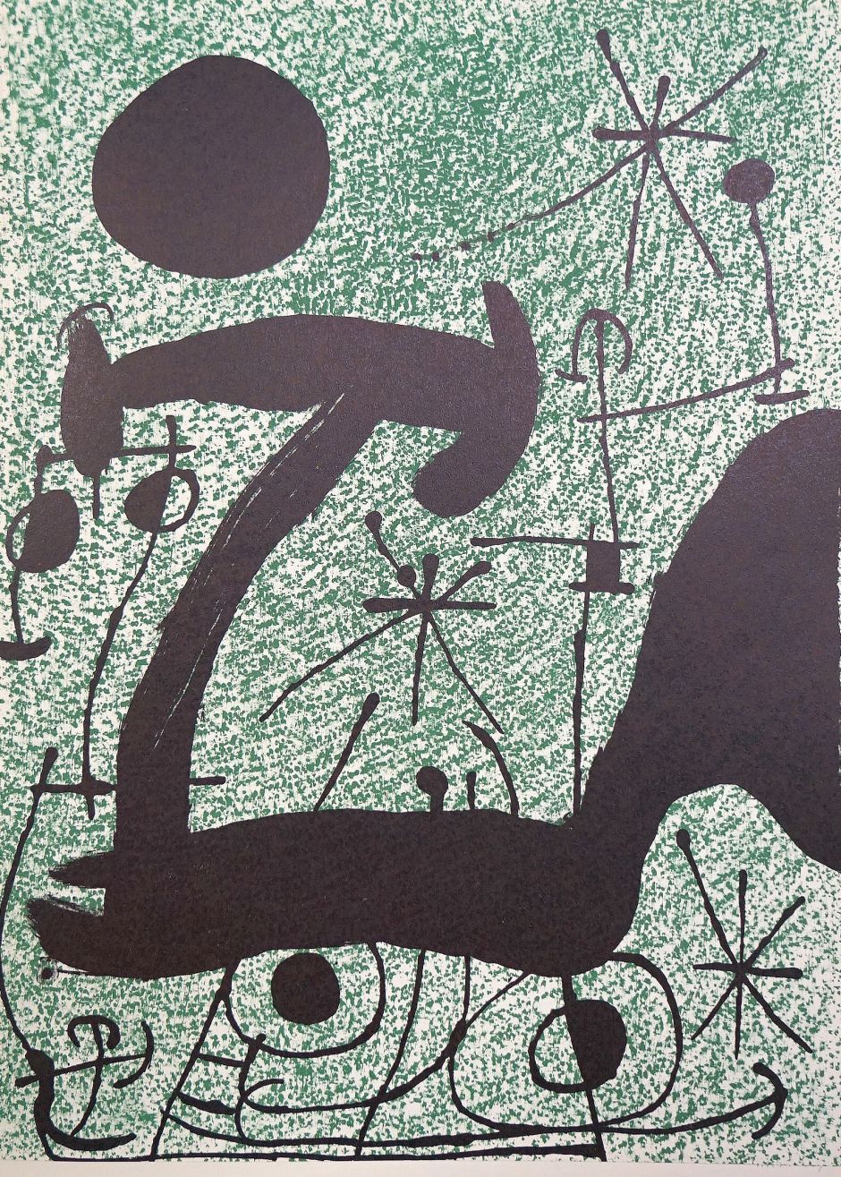 Lot 3314, Auction  115, Derrière le Miroir und Miró, Joan, No. 164/165 - J. Miró
