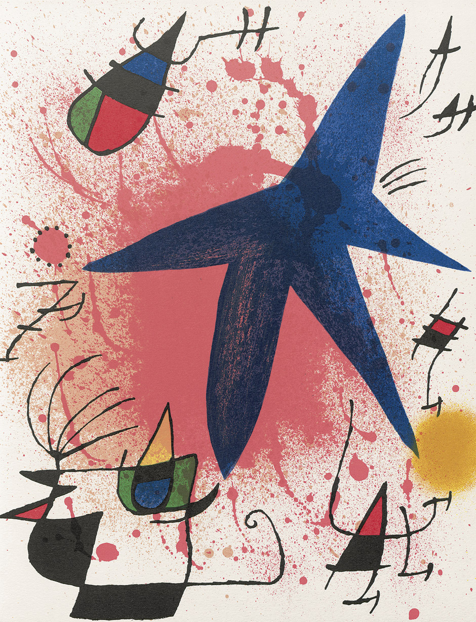 Lot 3316, Auction  115, Leiris, Michel und Miró, Joan, Joan Miró, Lithographe