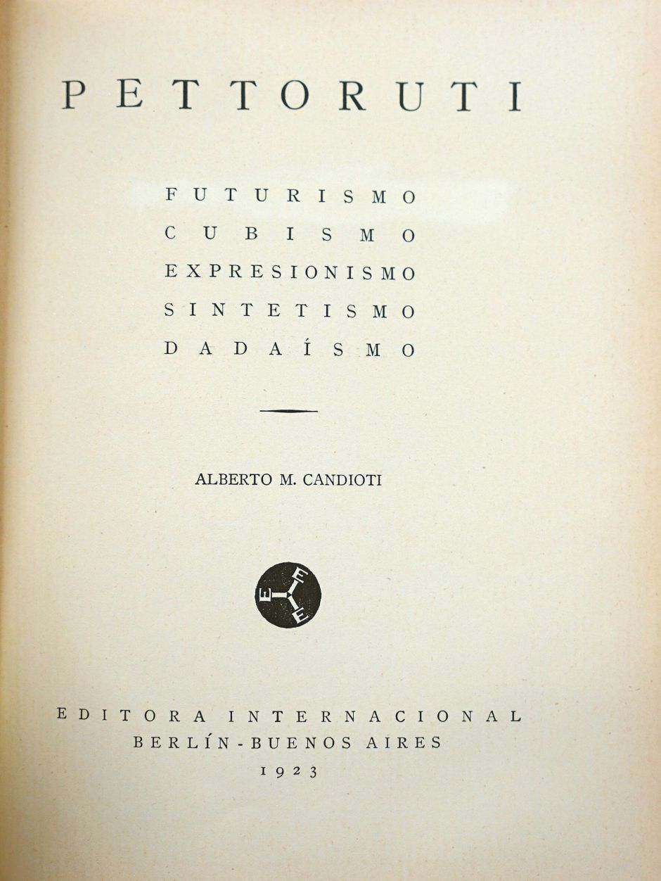 Lot 3337, Auction  115, Candioti, Alberto M. und Pettoruti, Emilio - Illustr., Pettoruti