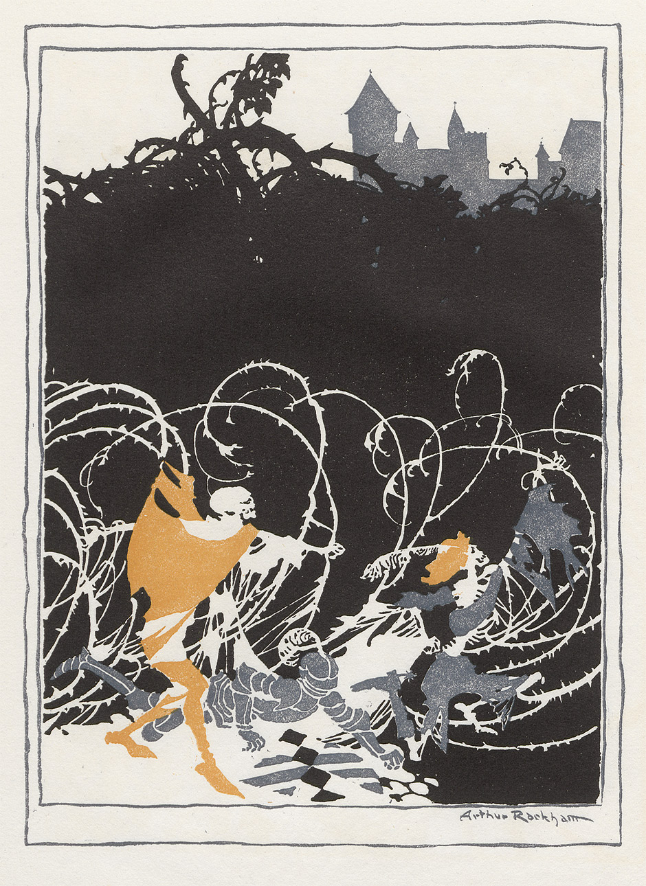 Lot 3363, Auction  115, Perrault, Charles und Rackham, Arthur - Illustr., La belle au bois dormant