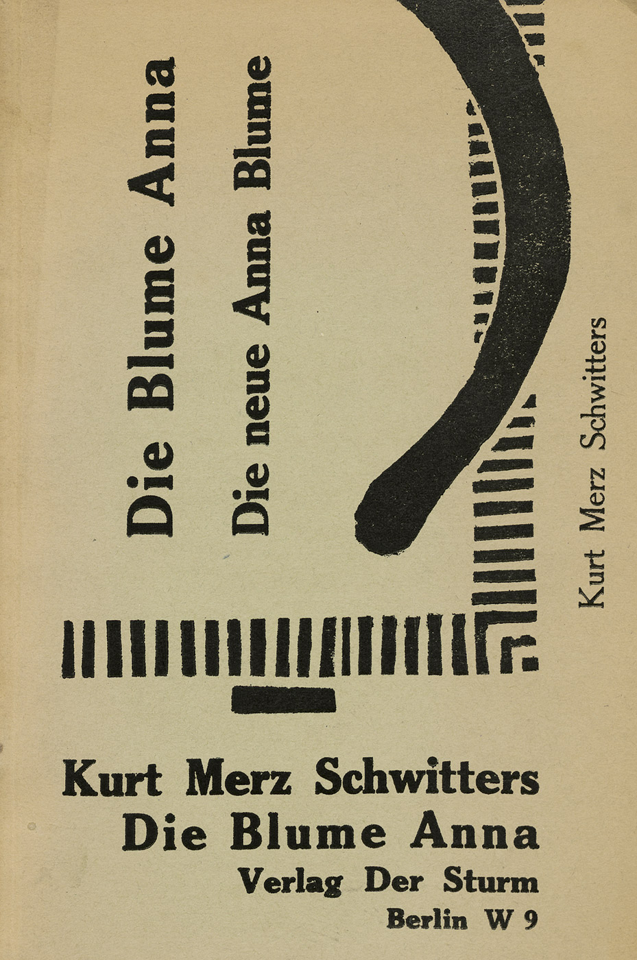 Lot 3419, Auction  115, Schwitters, Kurt und , Die Blume Anna. Die neue anna Blume