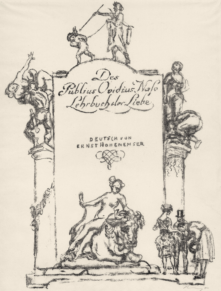 Lot 3423, Auction  115, Ovidius Naso, Publius und Slevogt, Max - Illustr., Lehrbuch der Liebe
