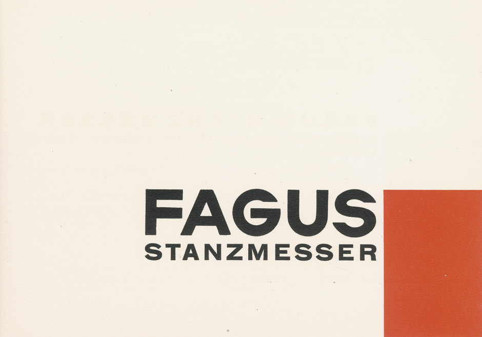 Lot 3472, Auction  115, Bayer, Herbert, Fagus - Produktblätter