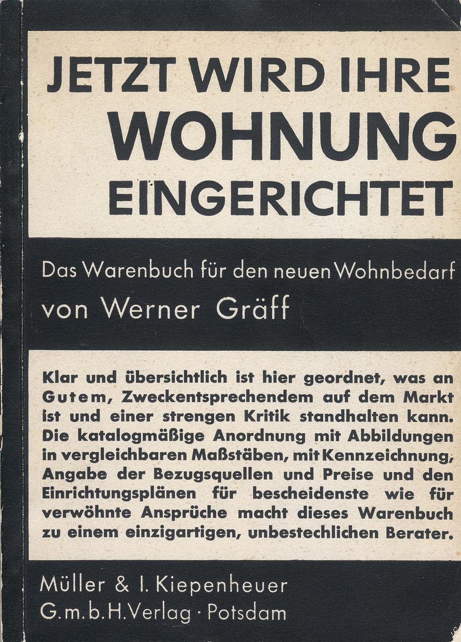 Lot 3478, Auction  115, Gräff, Werner, Jetzt wird Ihre Wohnung eingerichtet