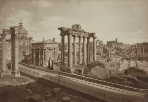 Lot 4003, Auction  115, Anderson, Domenico, View of the Forum Romanum; View of St. Peter's Basilica over the Tiber River
