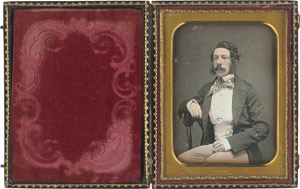 Lot 4015, Auction  115, Daguerreotypes, Portrait of an elegantly dressed gentleman