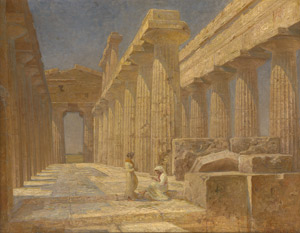 Lot 6098, Auction  115, Budtz Møller, Carl, Zwei Italienerinnen im Gespräch in den Tempelruinen von Paestum