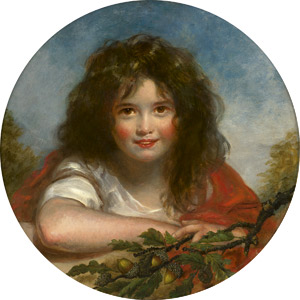 Lot 6152, Auction  115, Baxter, Charles, Bildnis eines Mädchens mit Eichenlaubzweig