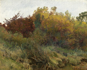 Lot 6160, Auction  115, La Cour, Janus, Studie einer Herbstlandschaft