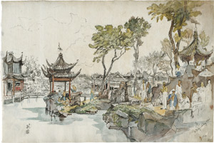 Lot 6348, Auction  115, Selleny, Joseph, Der Yu-Garten in Shanghai