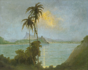 Lot 6380, Auction  115, Coculilo, Francisco, Blick über die Bucht von Rio de Janeiro auf den Corcovado, Brasilien