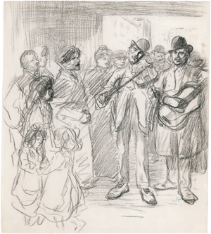 Lot 6806, Auction  115, Steinlen, Théophile Alexandre, Les chanteurs des rues