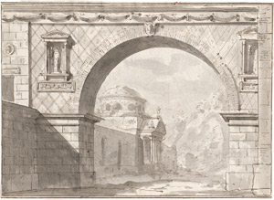 Lot 6919, Auction  115, Gonzaga, Pietro, Ein Architekturcapriccio