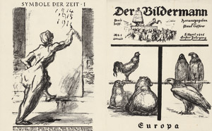 Lot 7020, Auction  115, Bildermann, Der Bildermann (Steinzeichnungen fürs deutsche Volk)